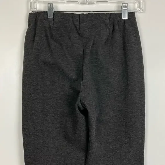 J. Jill Charcoal Grey Ponte Knit Classic Slim Straight Leg Trousers Size XS - Picture 8 of 10